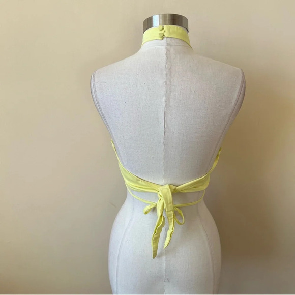 New! For Love and Lemons Rana Cross Front Crop Top NWOT 17451 - Picture 11 of 14